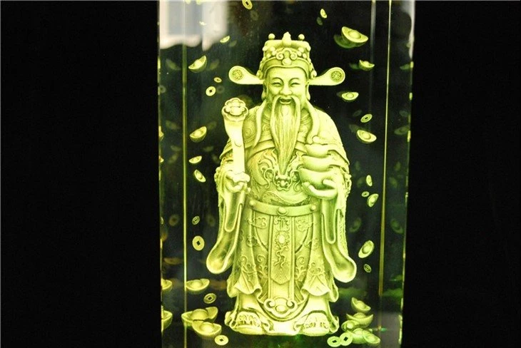3D Laser Etching Glass